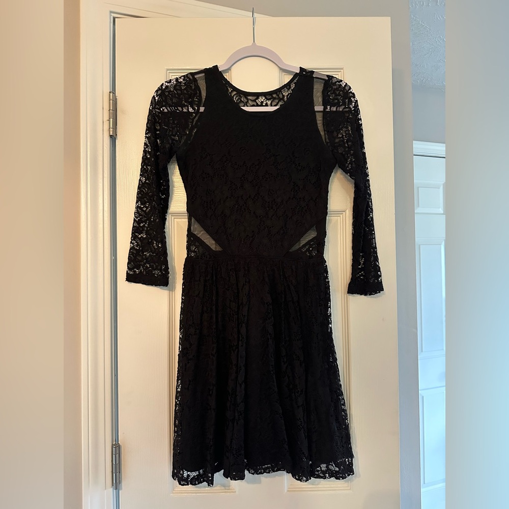 Abercrombie & Fitch Black Lace Dress